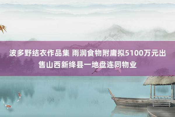 波多野结衣作品集 雨润食物附庸拟5100万元出售山西新绛县一地盘连同物业