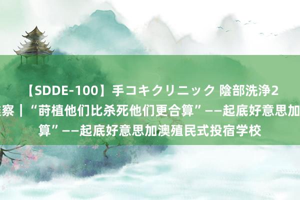 【SDDE-100】手コキクリニック 陰部洗浄20連発SP 海外不雅察｜“莳植他们比杀死他们更合算”——起底好意思加澳殖民式投宿学校