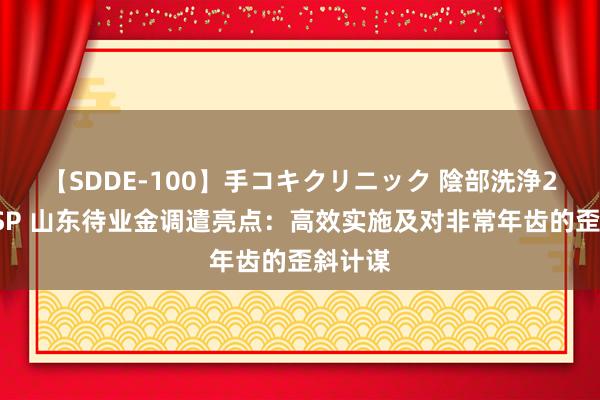 【SDDE-100】手コキクリニック 陰部洗浄20連発SP 山东待业金调遣亮点：高效实施及对非常年齿的歪斜计谋